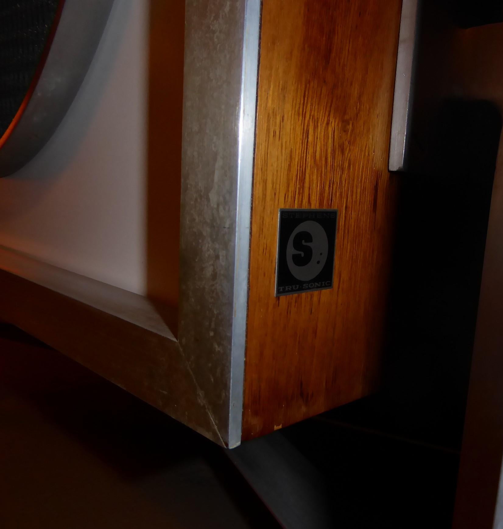 1956 Eames 3 Trusonic Speaker System and Custom Cabinet Credenza 6