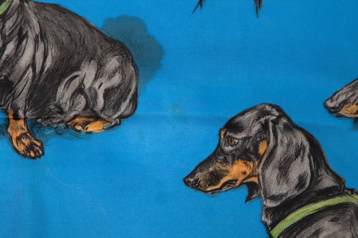 hermes basset scarf