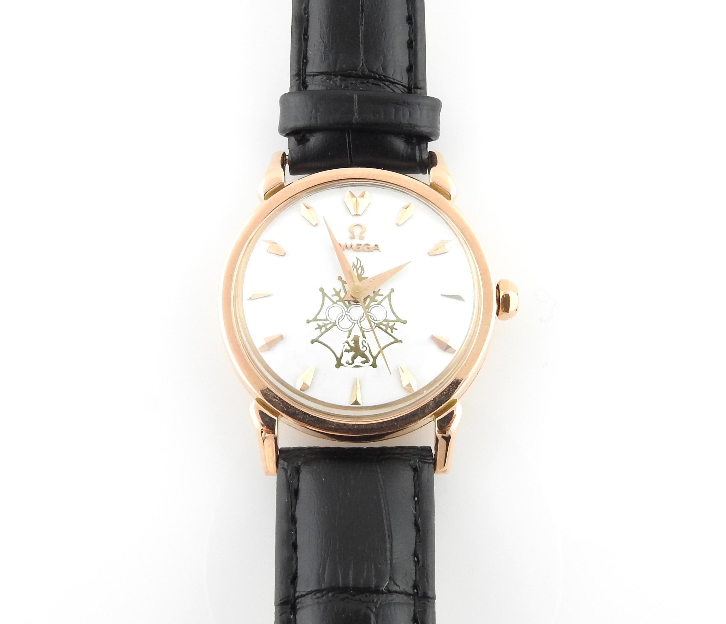 omega seamaster xvi olympic 1956 18k