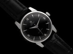 1956 Omega Seamaster Mens Vintage Automatic Mid-Century Watch - Stainless Steel