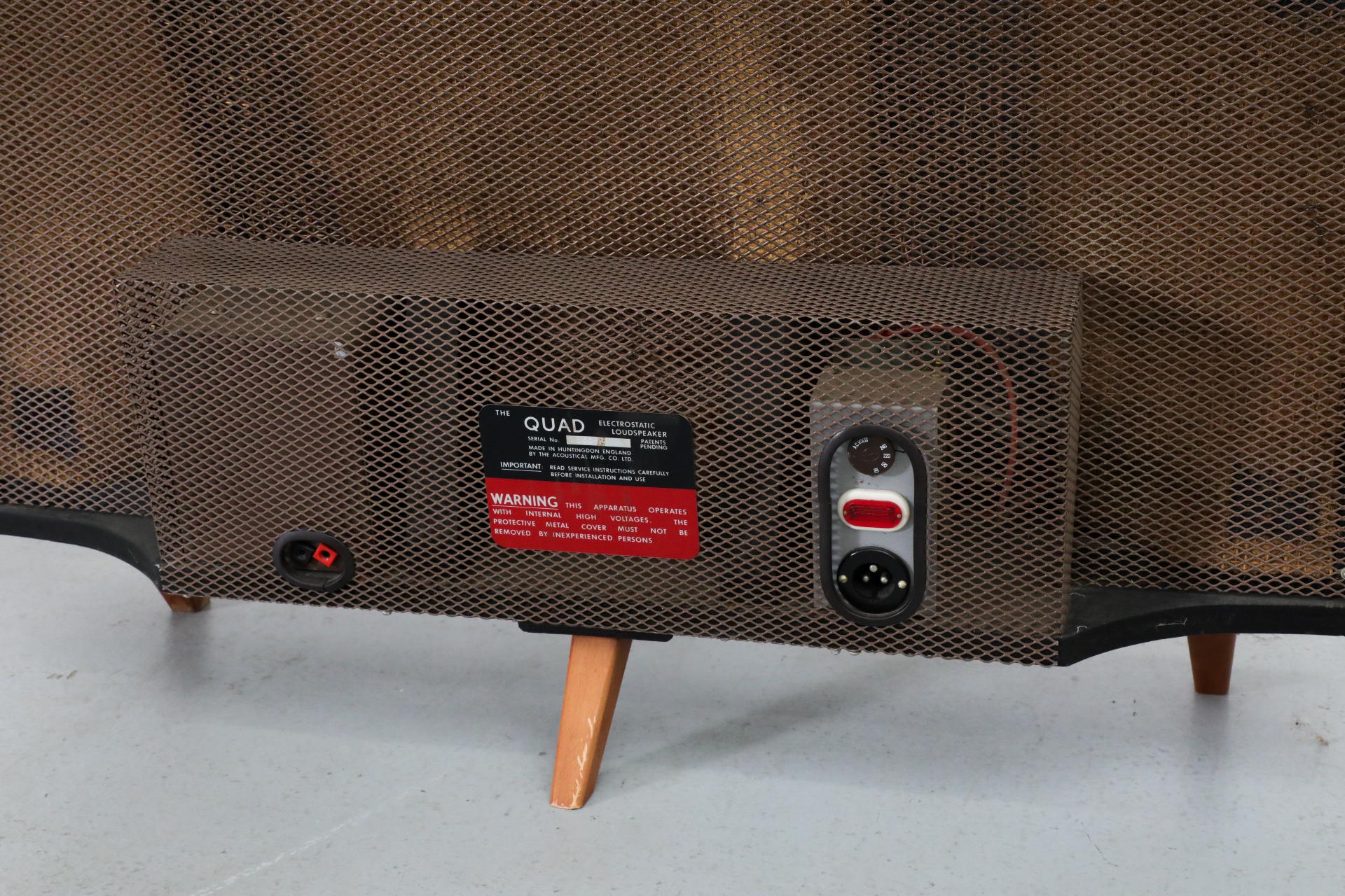 1956 Quad ESL-55 Electrostatic Speakers and Components For Sale 8