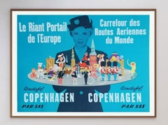 1956 SAS - Wonderful Copenhagen Original Vintage Poster