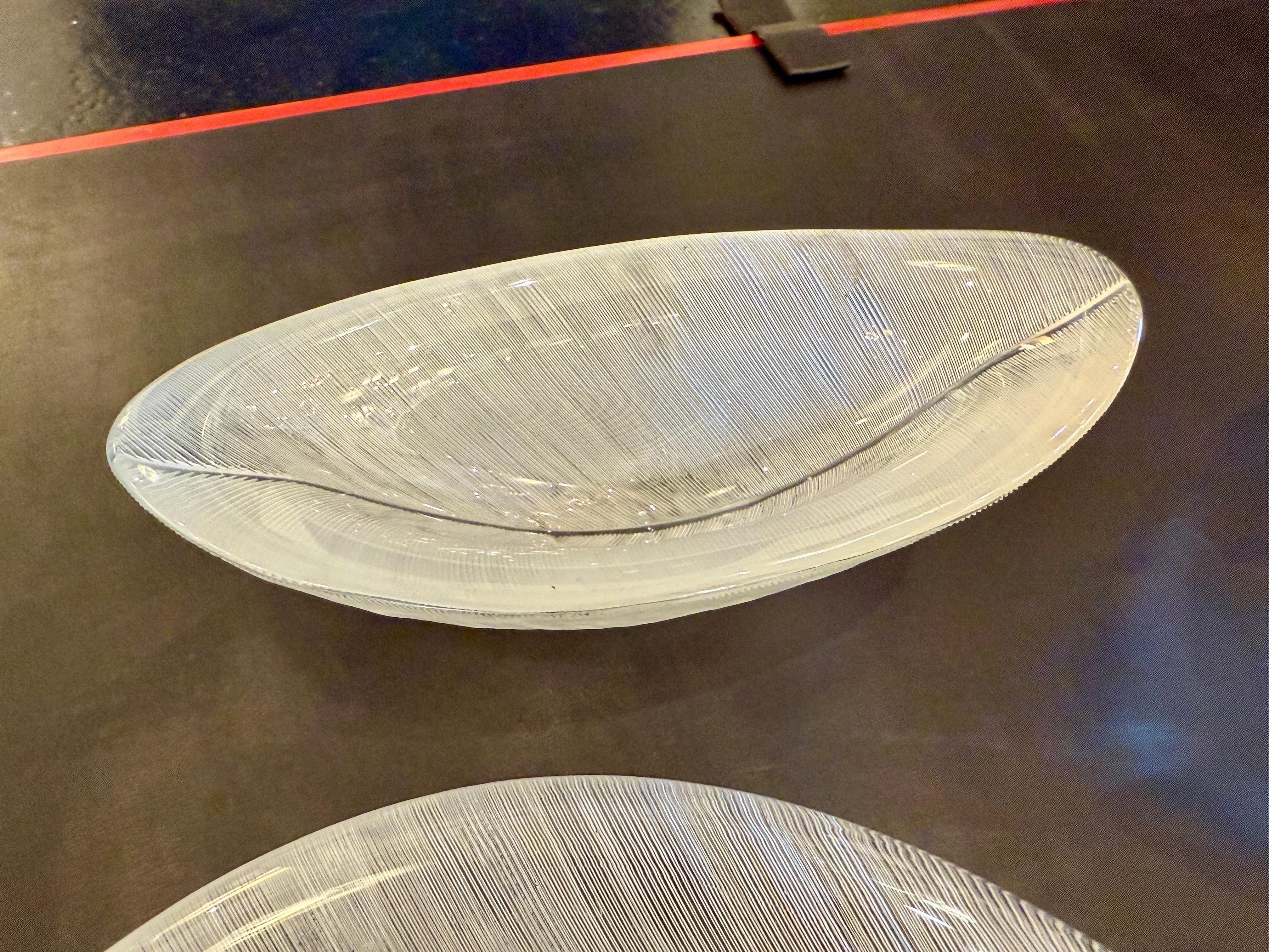 1956 SIGNED Tapio Wirkkala Combed Crystal Art Objects by Littala (4 Pieces) For Sale 10