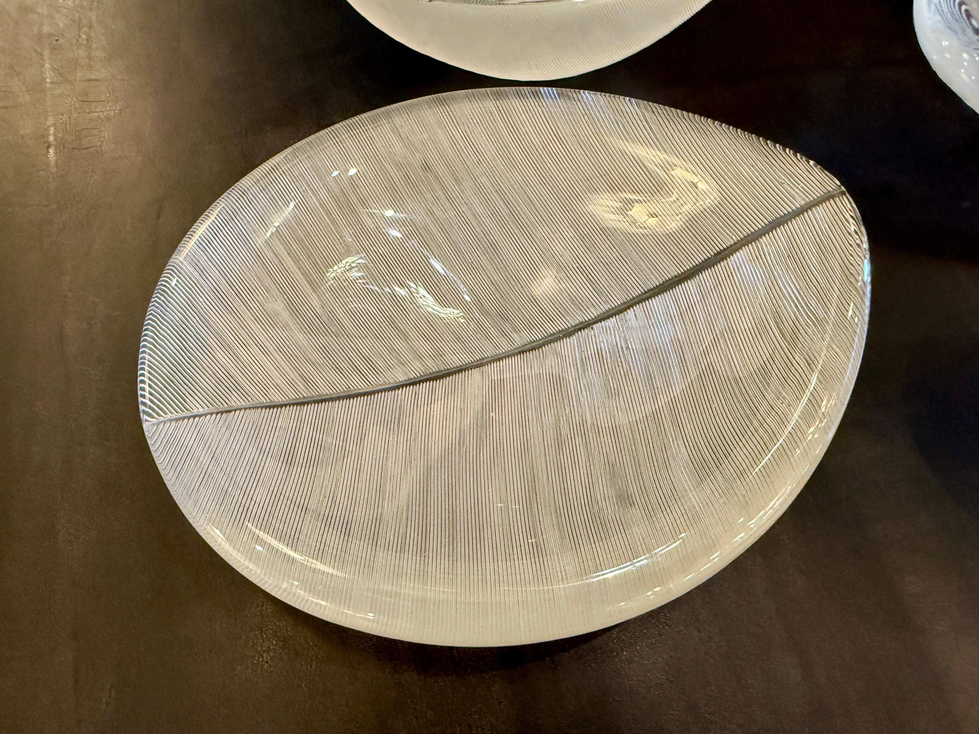 1956 SIGNED Tapio Wirkkala Combed Crystal Art Objects by Littala (4 Pieces) For Sale 1