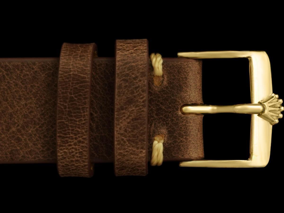 1956 Tudor (Rolex) Aqua Vintage Mens Screw Back Handwound Watch - 9K Rose Gold For Sale 5