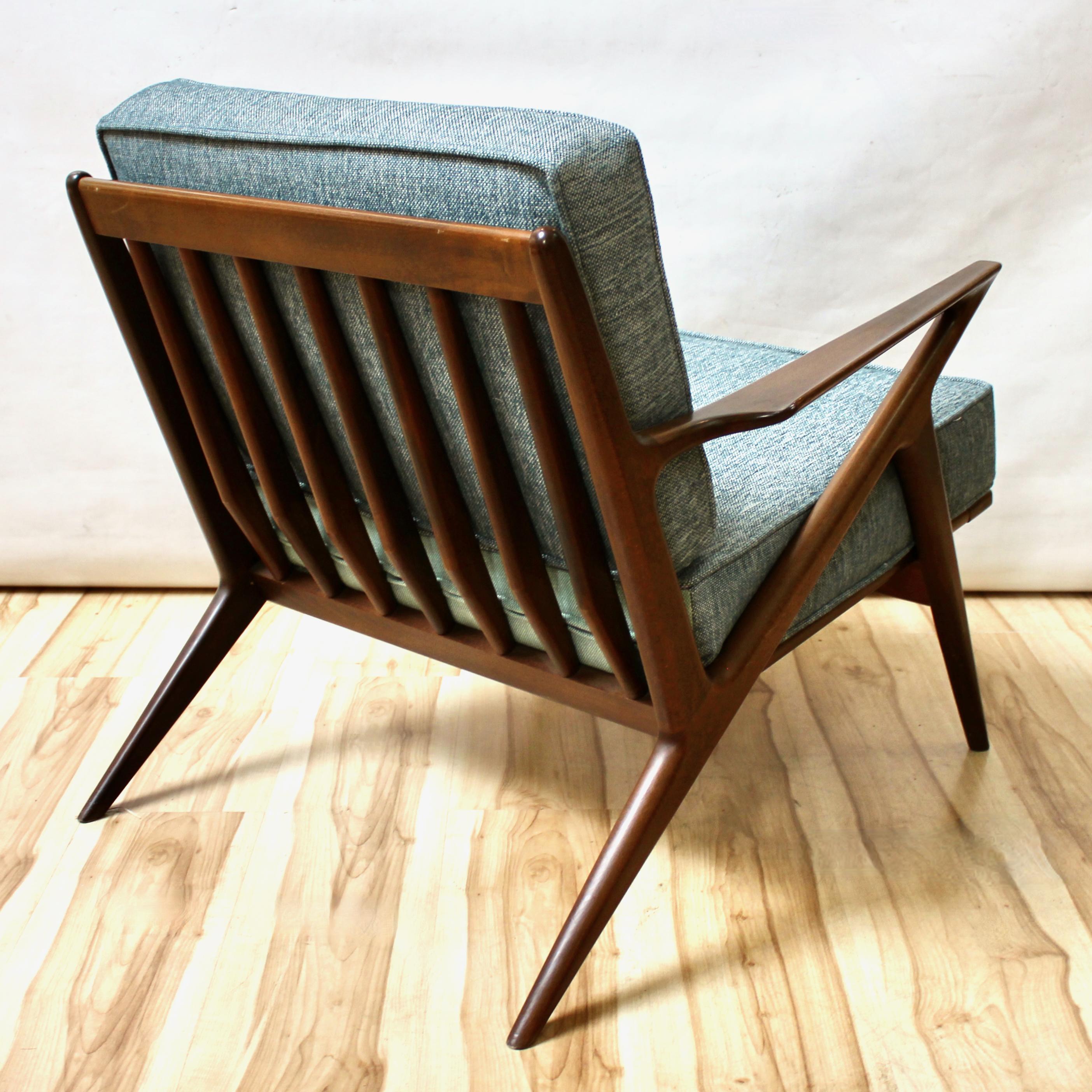 1957 Danish Modern Z Lounge Chair by Poul Jensen for Selig 2