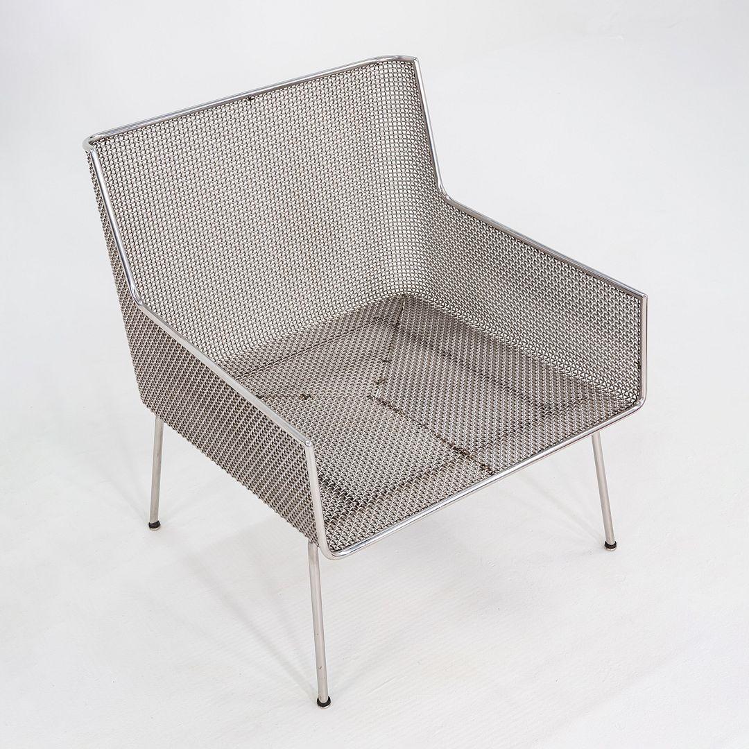 1957 Davis Allen von SOM für Inland Steel, Loungesessel aus Stahl von Treitel Gratz im Angebot 5