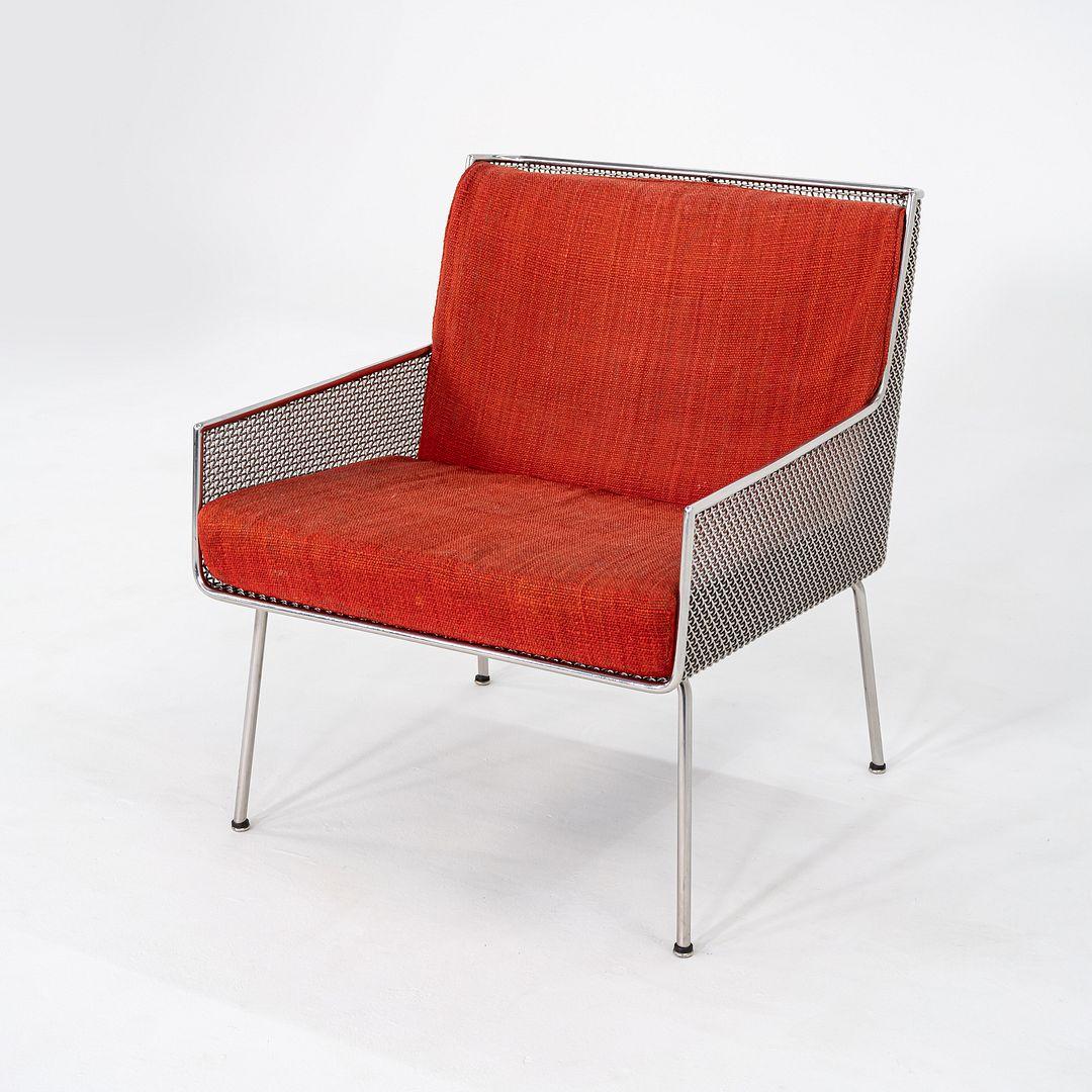 1957 Davis Allen von SOM für Inland Steel, Loungesessel aus Stahl von Treitel Gratz (Mitte des 20. Jahrhunderts) im Angebot
