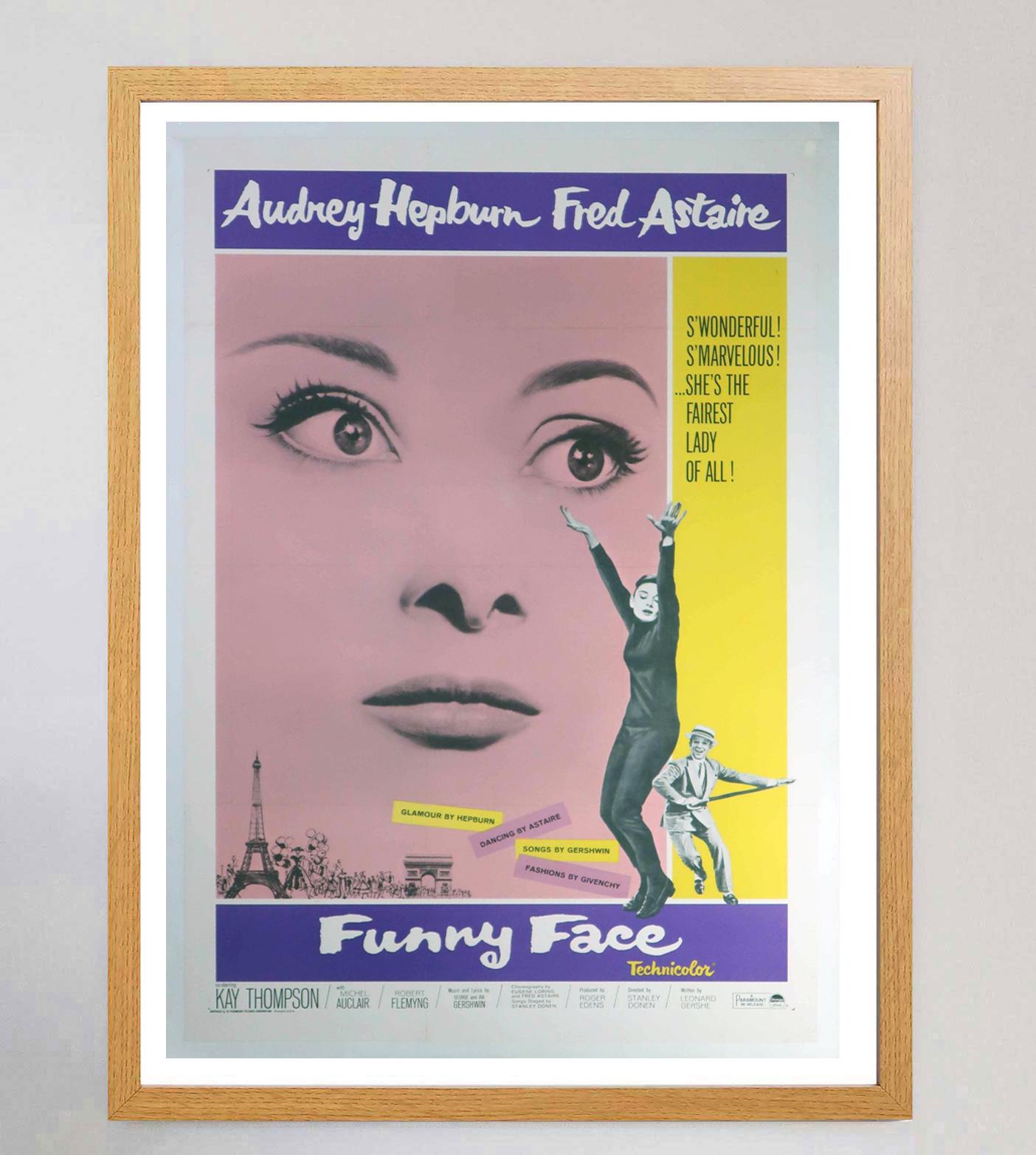 American 1957 Funny Face Original Vintage Poster For Sale