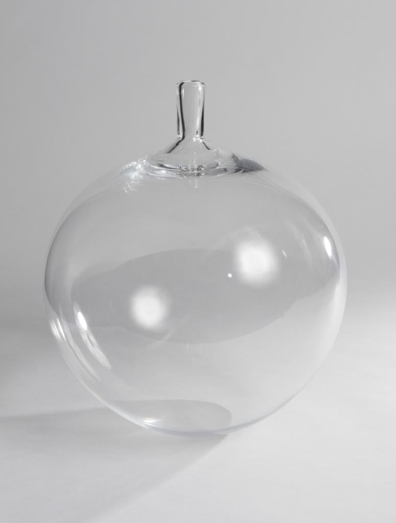 Mid-Century Modern Vase Applet (Apple) soufflé à la main de 1957 par Ingeborg Lundin pour Orrefors - Signé en vente