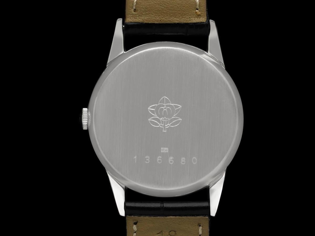 1957 IWC Vintage Mens Cal. 89 Dress Watch - Platinum For Sale 2