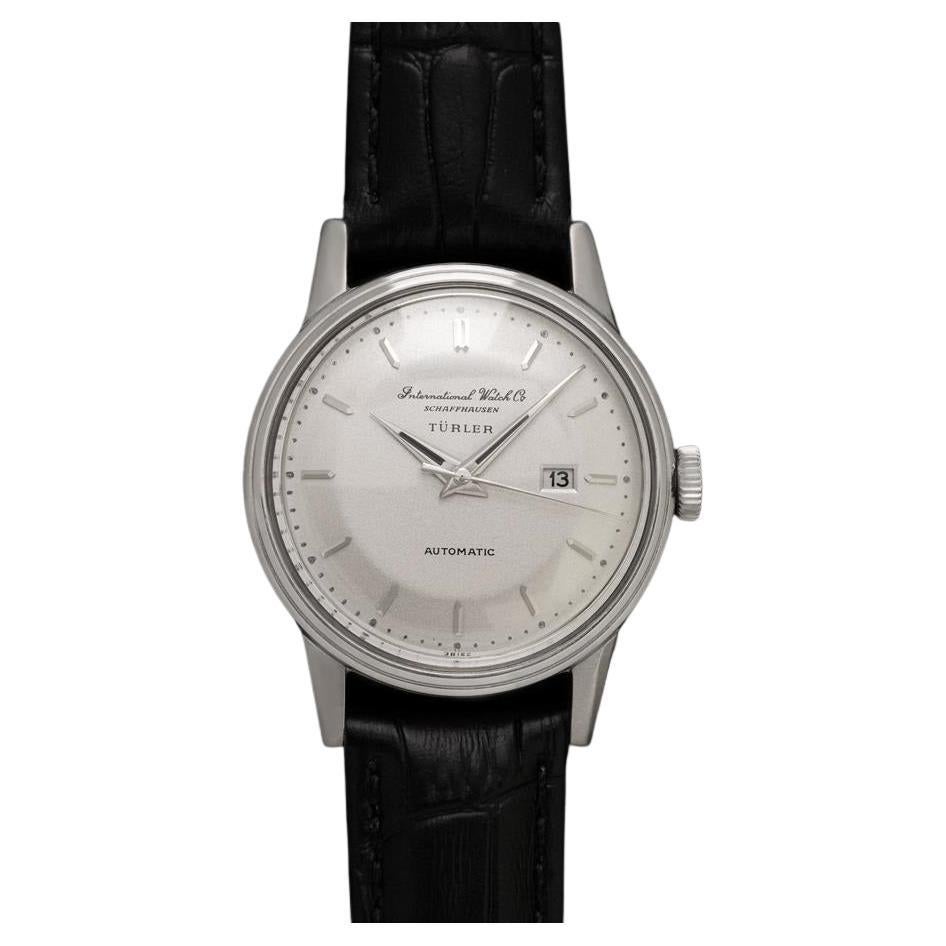 1957 IWC Vintage Mens Full Size Watch, Cal. 8521 Automatic - Stainless Steel