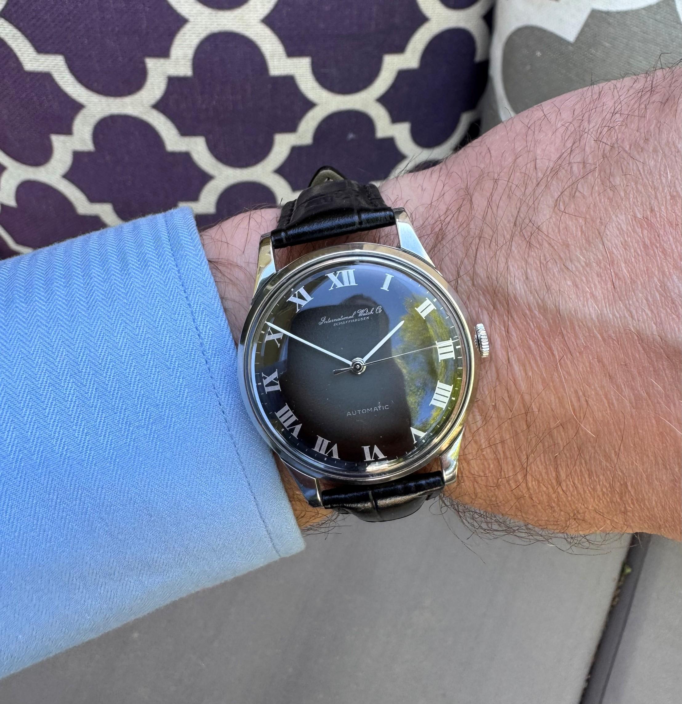 1957 Montre Vintage By IWC pour homme, Cal. 852 Automatic - Acier inoxydable en vente 5