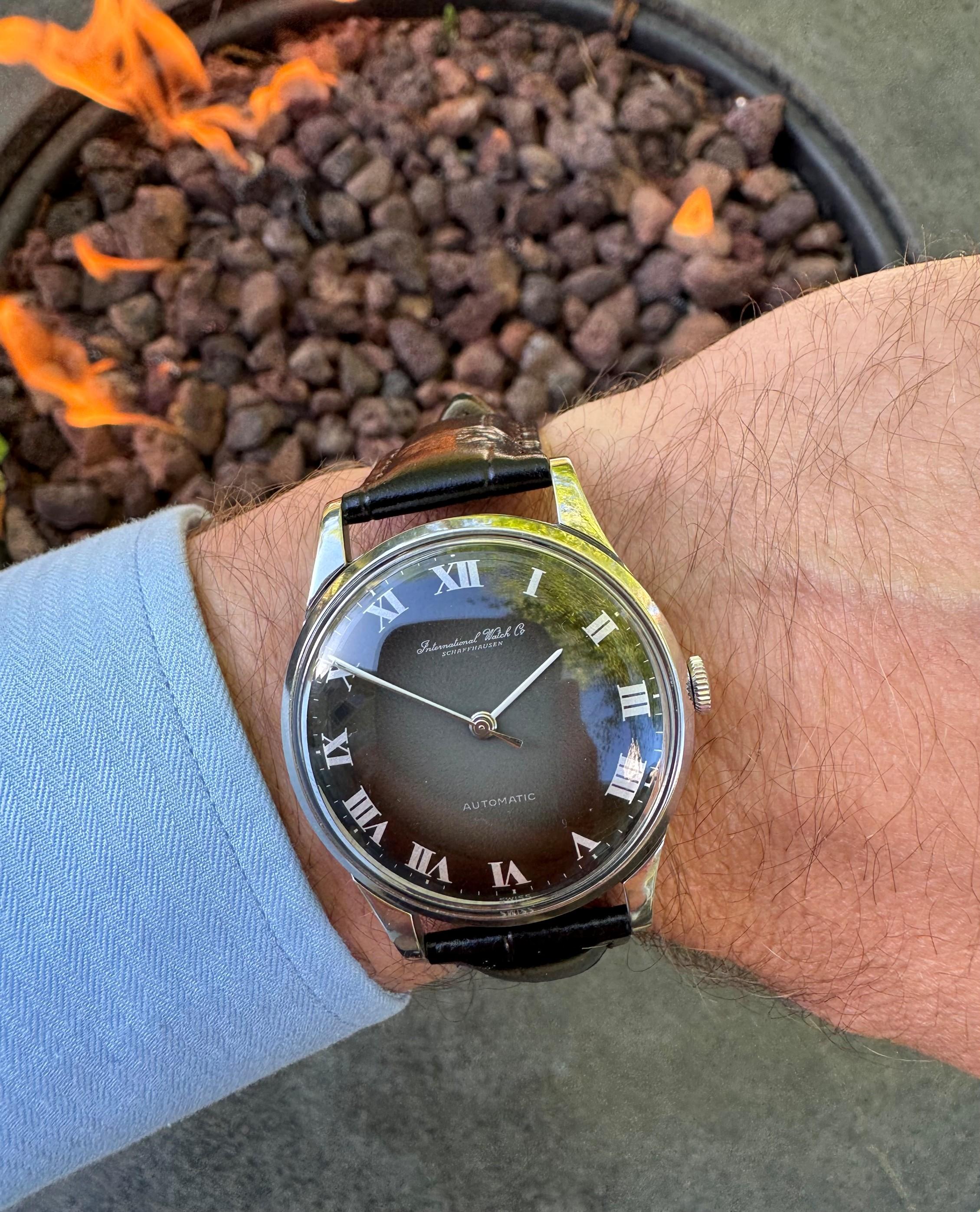 1957 Montre Vintage By IWC pour homme, Cal. 852 Automatic - Acier inoxydable en vente 6
