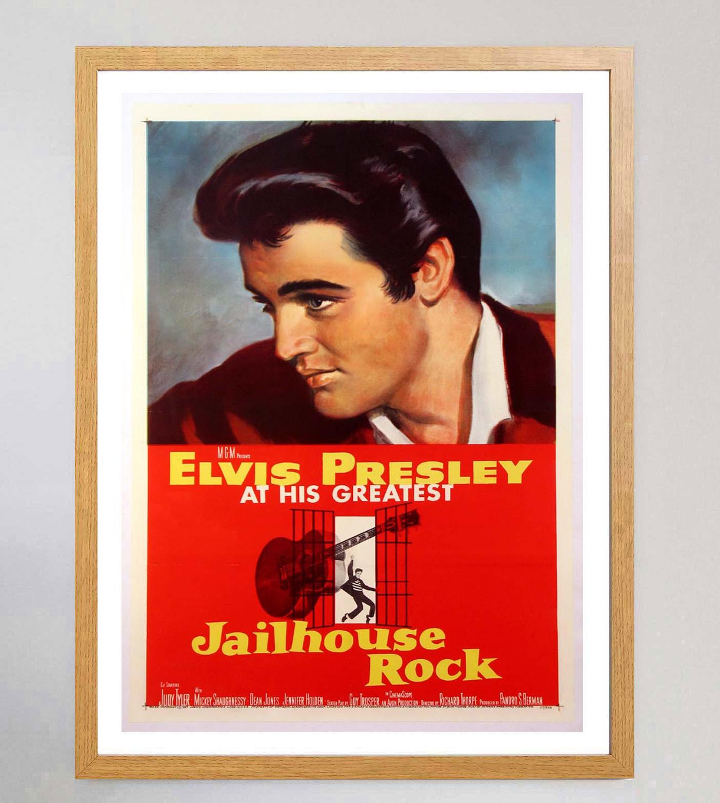 1957 Jailhouse Rock Original Vintage Poster (amerikanisch) im Angebot