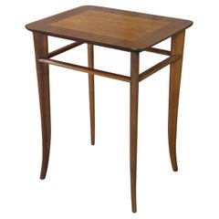 1957 Mid-Century Modern John Widdicomb Natural Walnut Side Accent Table 3323