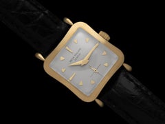 1957 Patek Philippe Vintage Mens Midsize Cushion Hourglass Watch, Ref. 2413