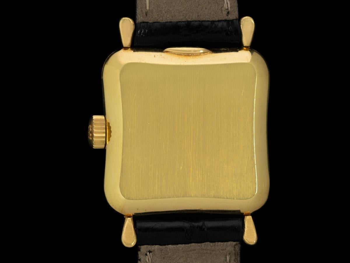 1957 Patek Philippe Vintage Mens Midsize Cushion Hourglass Watch, Ref. 2413 For Sale 4