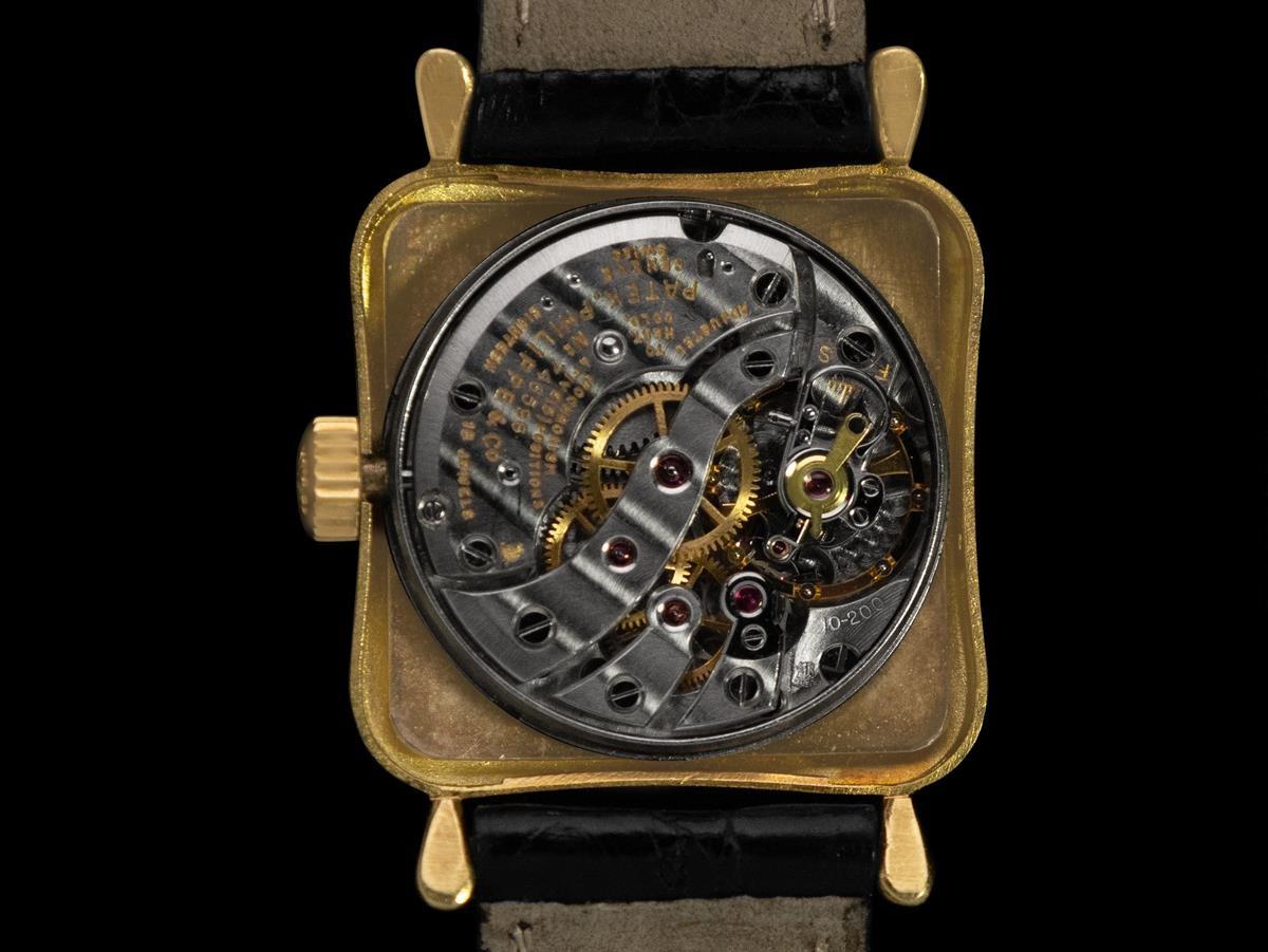 1957 Patek Philippe Vintage Mens Midsize Cushion Hourglass Watch, Ref. 2413 For Sale 5