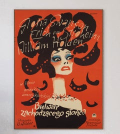 1957 Sunset Boulevard (Polonia) Poster originale d'epoca