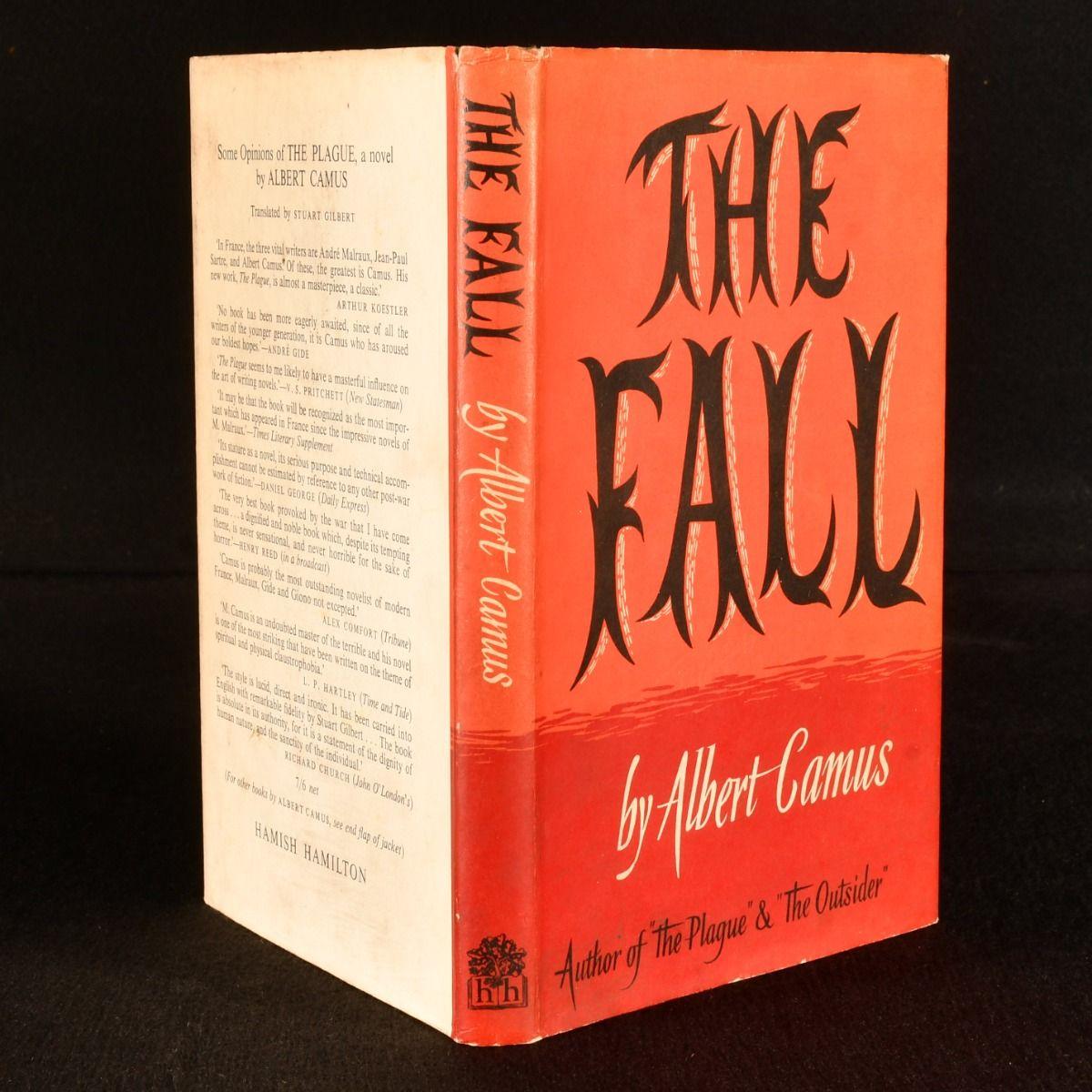 A superb copy of the first UK edition of this philosophical novel from French existentialist author, Albert Camus.

The first UK edition, first impression with no further impressions stated.

This work was first published in French, titled 'La