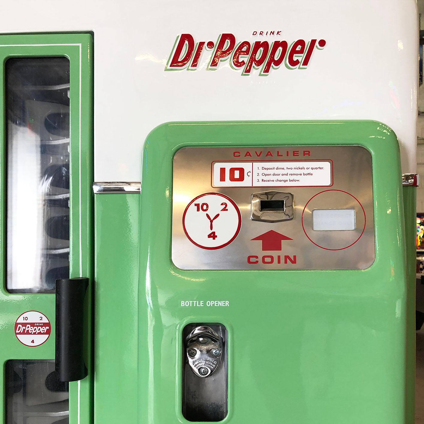 Metal 1957 Cavalier 72 Dr Pepper Machine For Sale