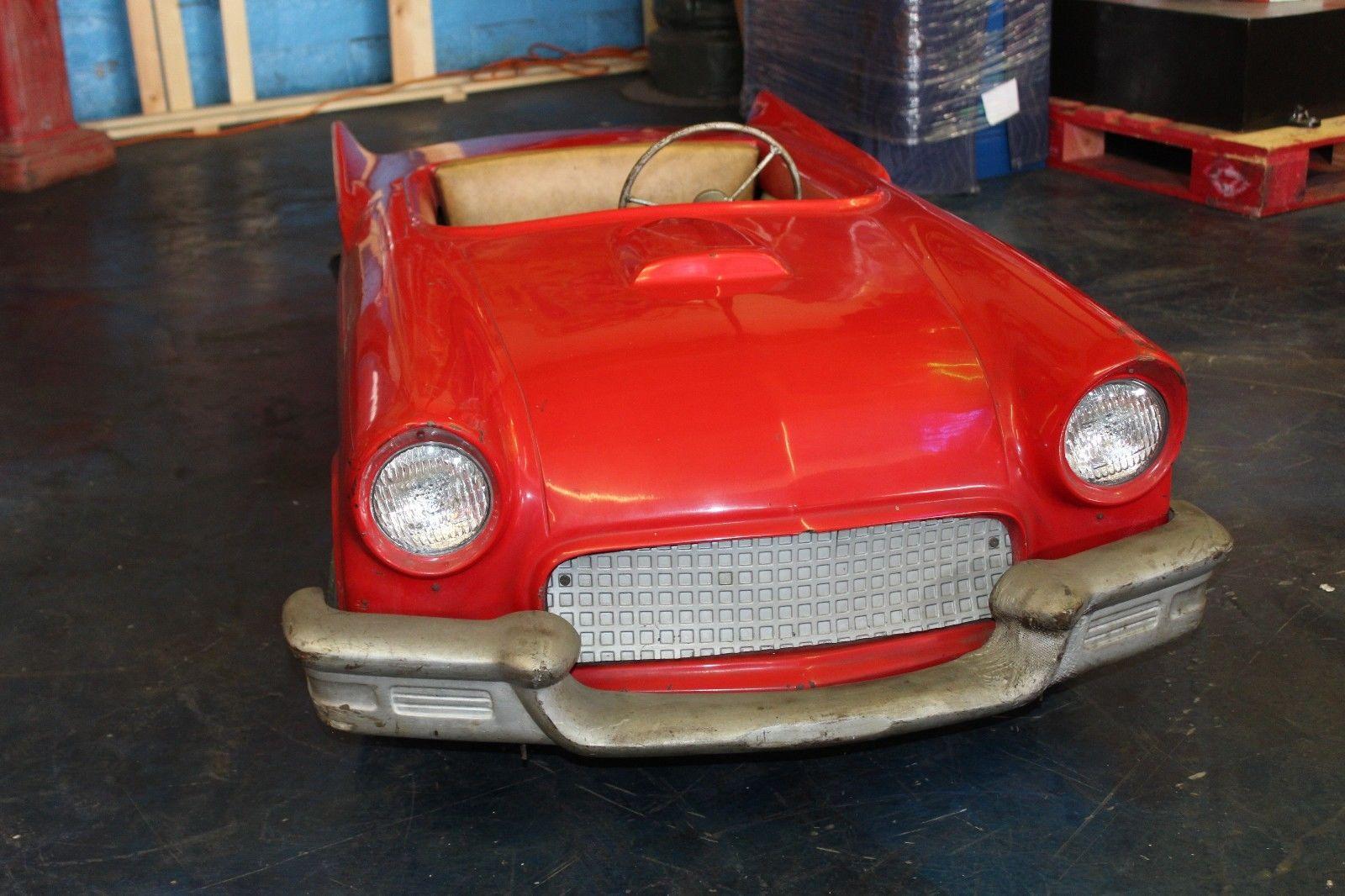 Vintage Promotional cars of the 1950s and 1960s with fiberglass or plastic bodies that were assembled to replicate full size production cars! The Powercar company of Mystic Connecticut started making the Thunderbird JR in 1955 and continued through