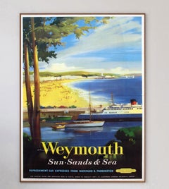 1957 Weymouth - British Railways Original Vintage Poster