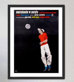 1958 An American in Paris (Polish) Original Vintage Poster