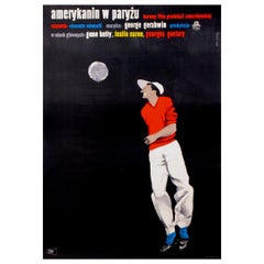 1958 An American in Paris (Polish) Original Vintage Poster