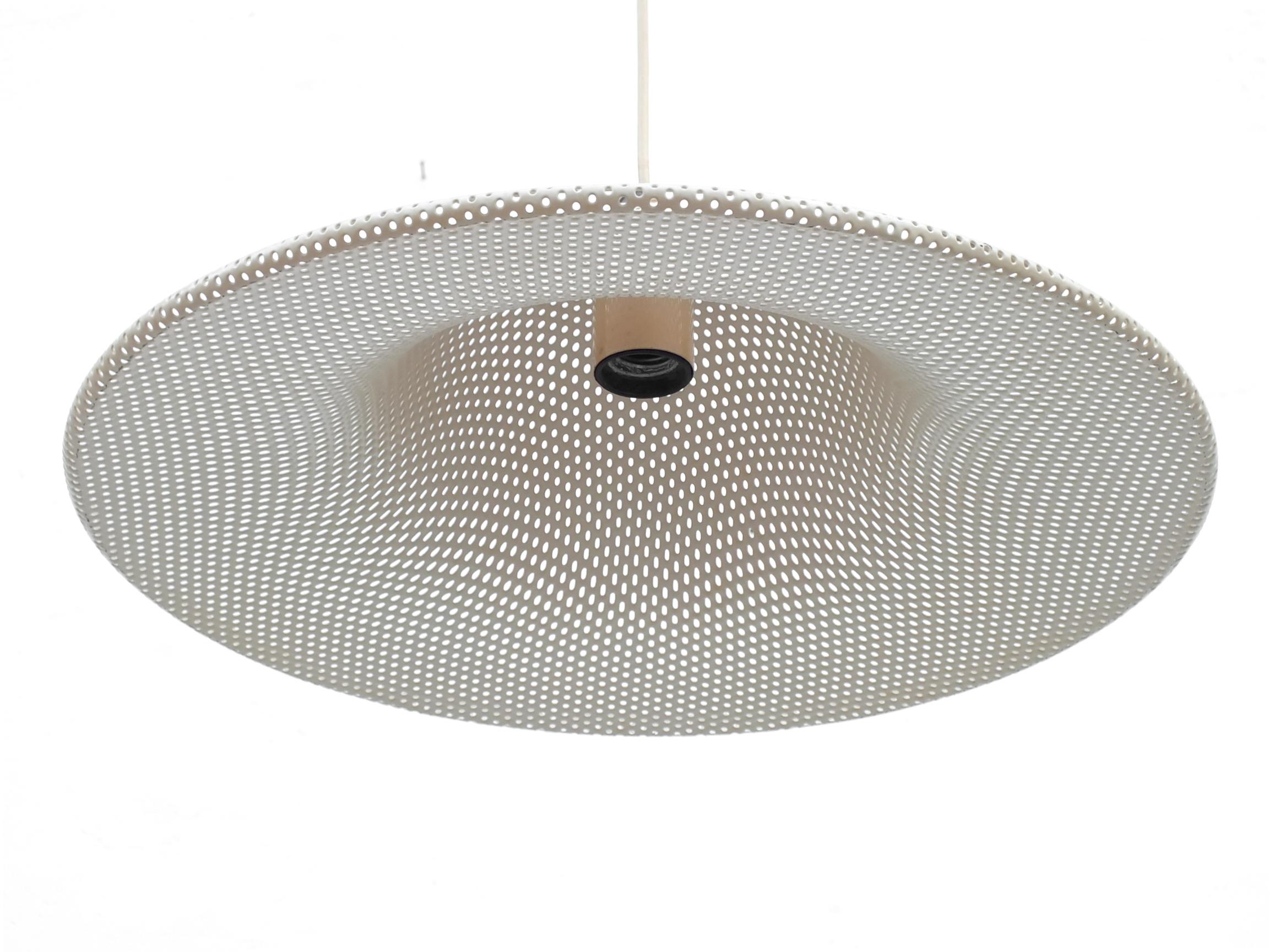 1958 Ceiling Lamp Perforated for Artimeta Soest Holland For Sale 2