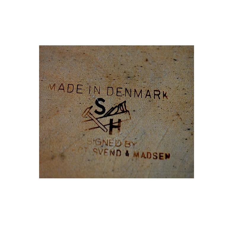 1958, Danish Teak Desk by Svend Åge Madsen for Sigurd Hansen 1