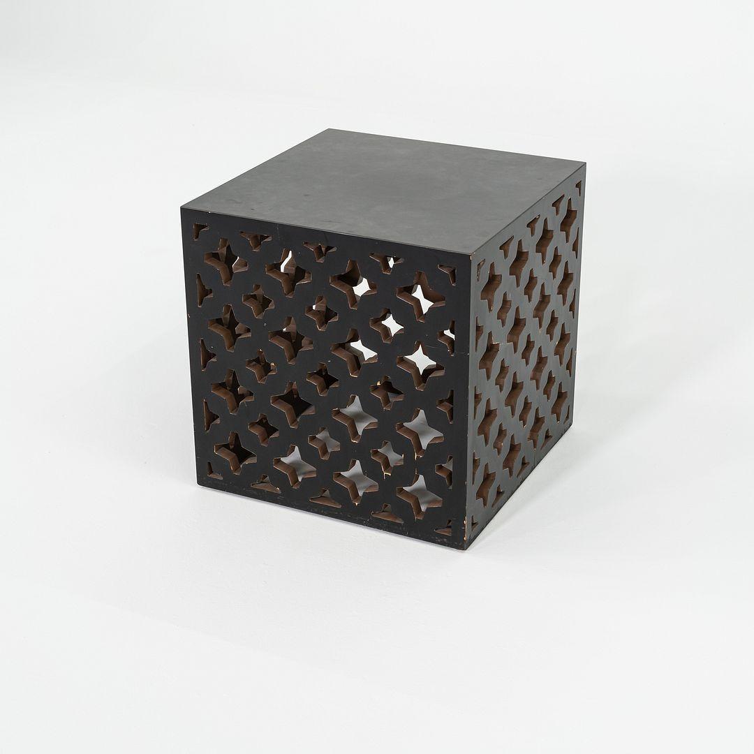 This is an Occasional Side / End Table, originally designed by David Allen in 1958. This particular example was produced by Skidmore, Owings, and Merrill (or SOM) Design in the USA in 1958. The table is made entirely of lacquered wood. 
 
 This