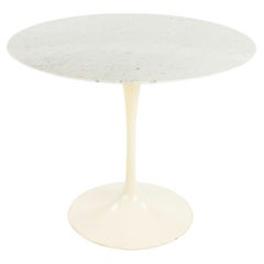 1958 Eero Saarinen para Knoll Associates Mesa de comedor Early 36 in Tulip de mármol