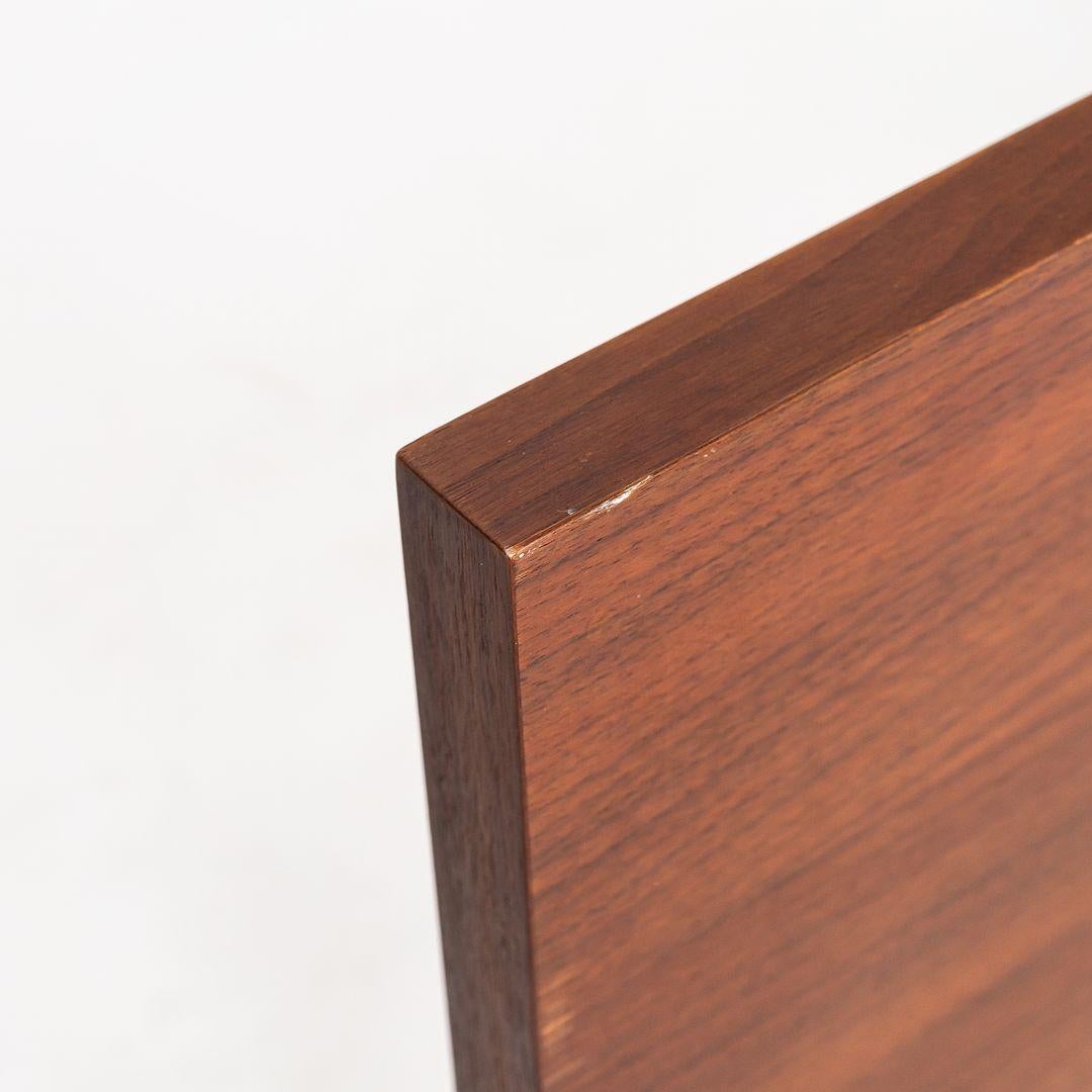 1958 George Nelson for Herman Miller Full-Sized Walnut Headboard with Label For Sale 5