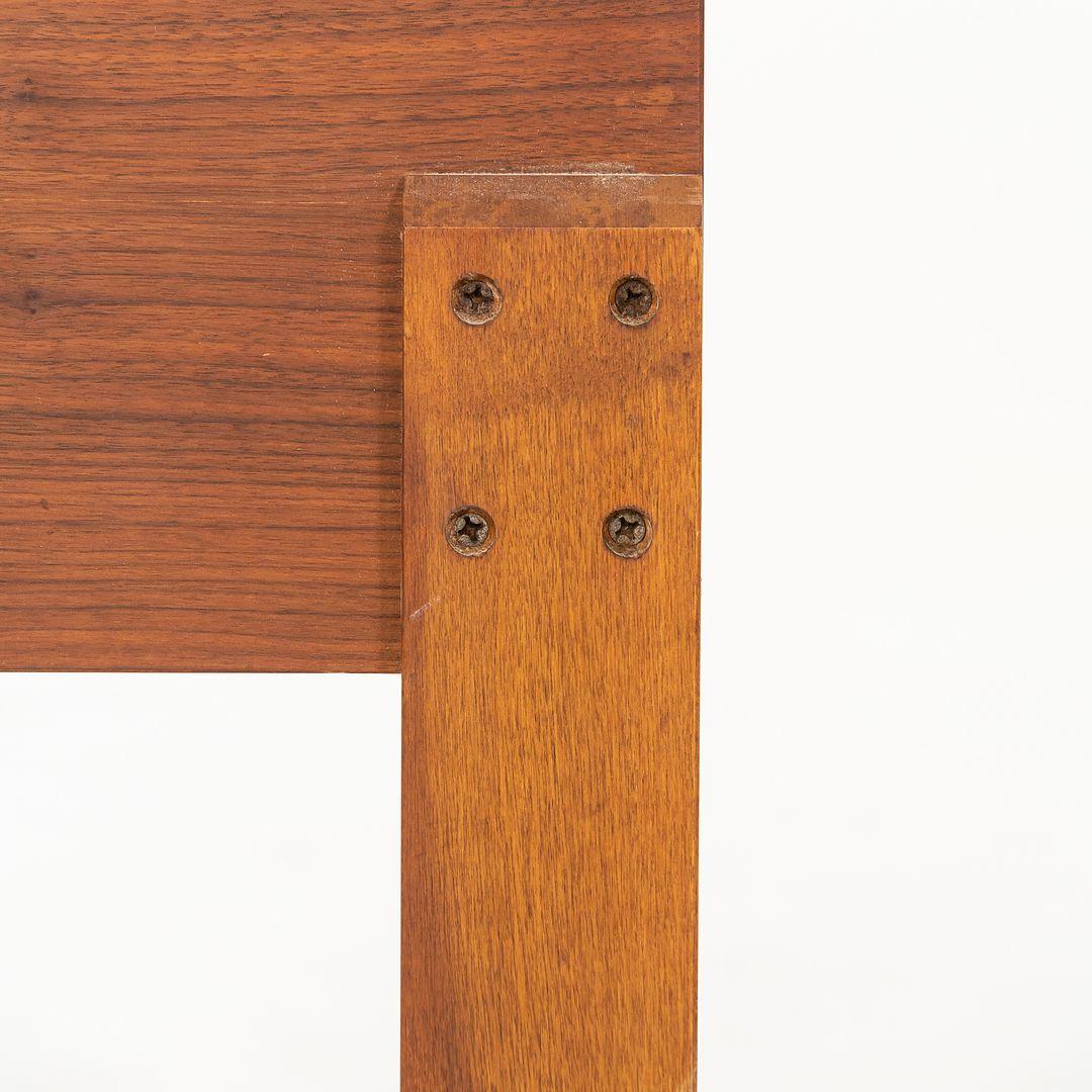 1958 George Nelson for Herman Miller Full-Sized Walnut Headboard with Label For Sale 3