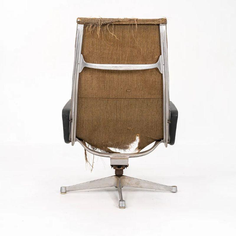 Moderne Fauteuil de salon inclinable groupe Eames en tissu Saran Herman Miller, 1958 en vente