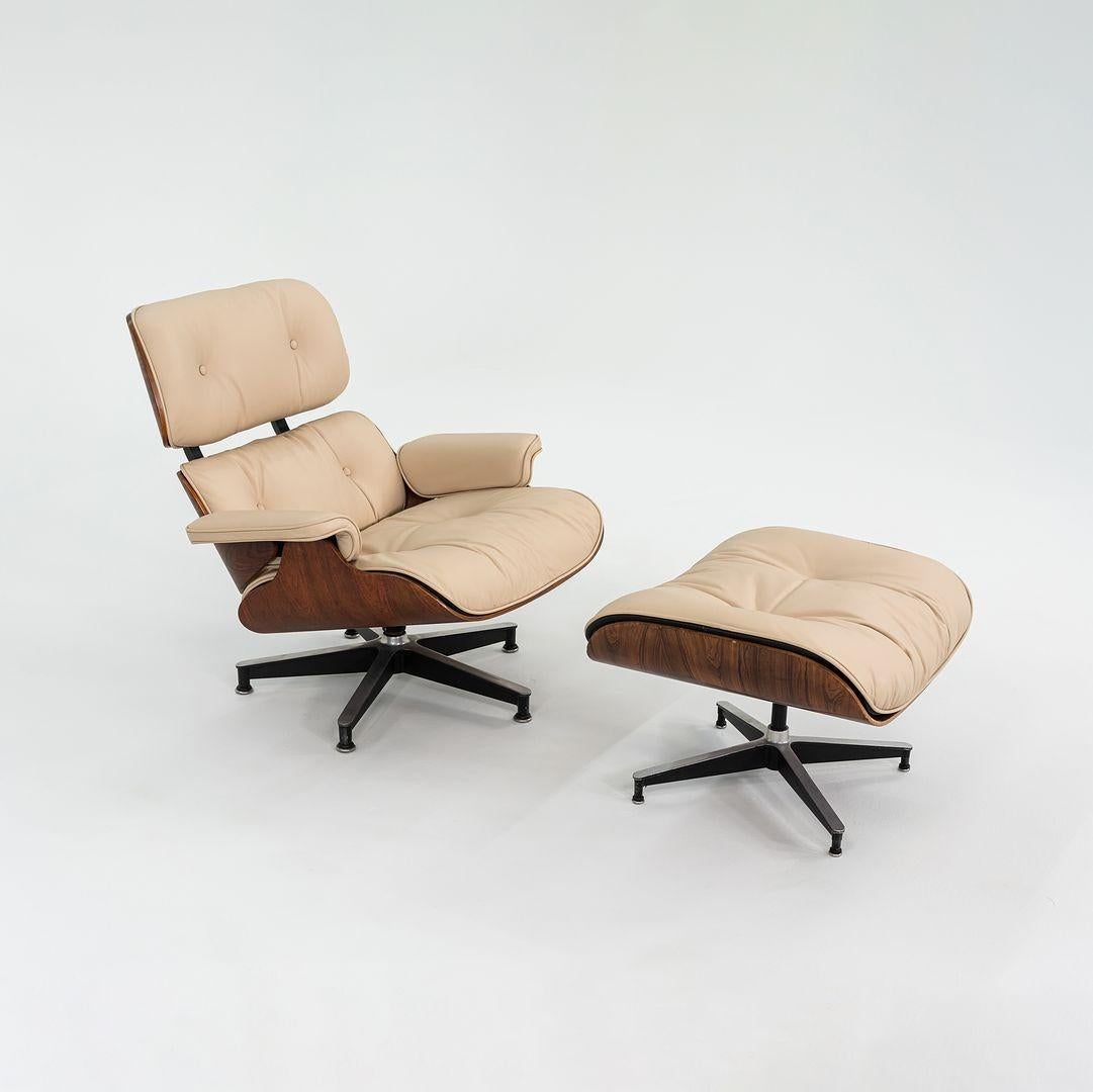 1958 Herman Miller Eames Lounge Chair and Ottoman in Brazilian Rosewood For Sale 5