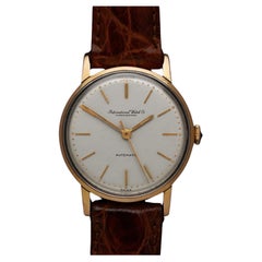 1958 IWC Vintage Cal. 853 Automatic Mens 18K Rose Gold Watch - Original Papers