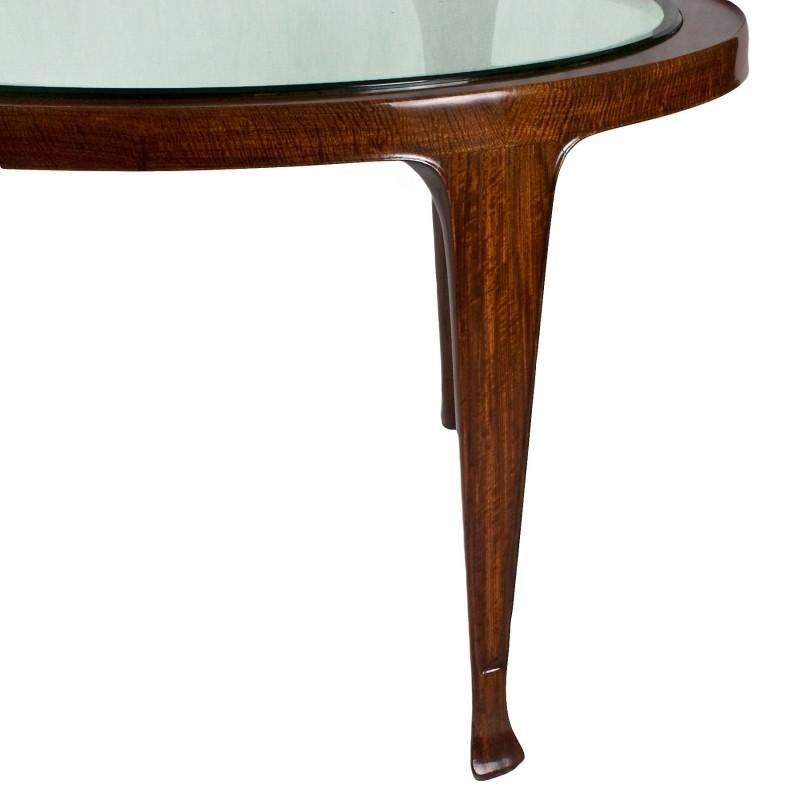 Mid-20th Century Large Mid-Century Modern Coffee Table Attributed to Guglielmo Ulrich- Italy For Sale