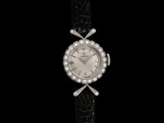 1958 Omega Vintage Ladies Mid-Century Dress Watch - Platinum & Diamonds