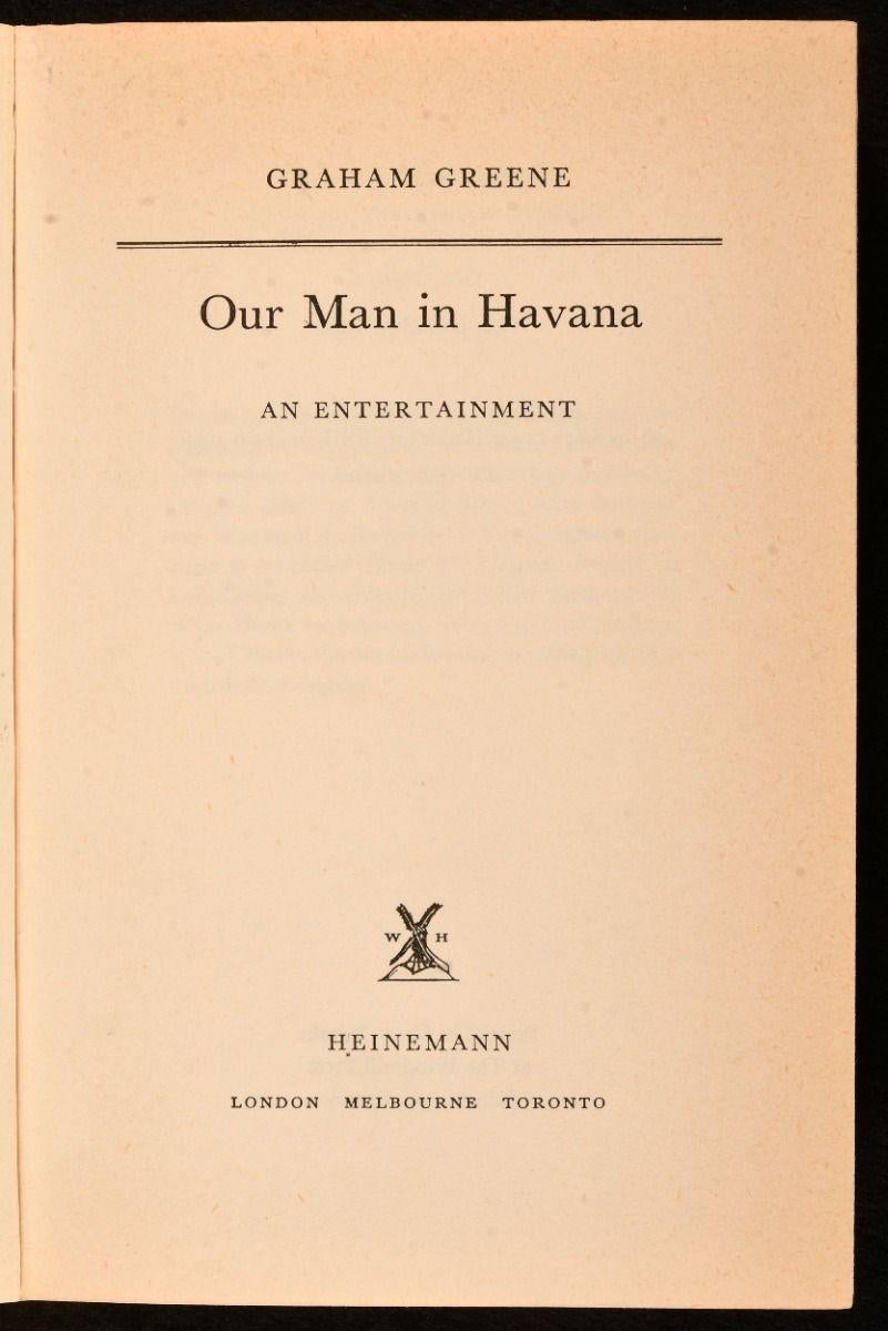 Mid-20th Century 1958 Our Man in Havana For Sale