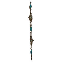 1958 Pepe Mendoza Hanging Lamp Chain Malachite Brass Mexico