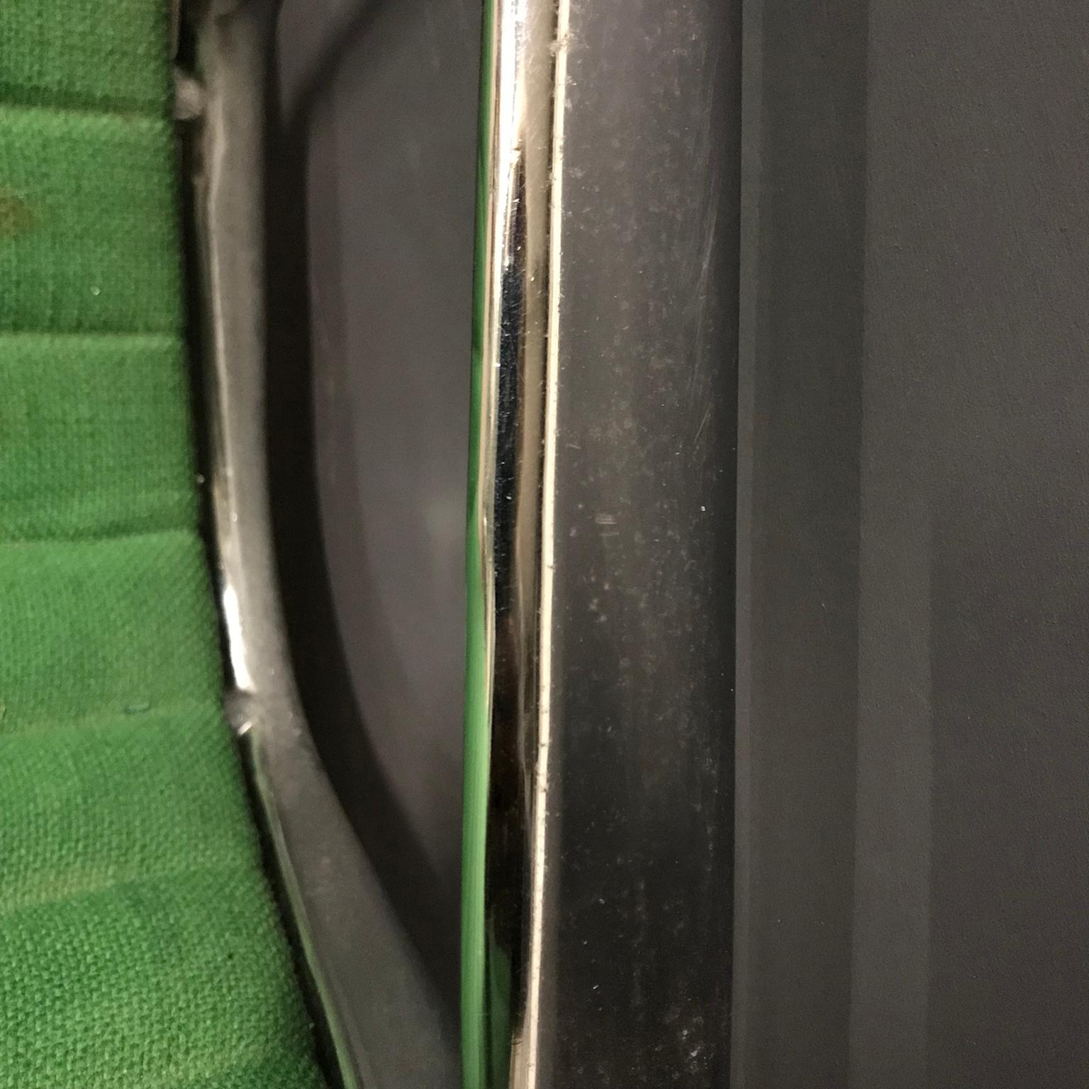 1958, Ray / Charles Eames; Miller, EA 116, Flat Base Easy Chair in Apple Green For Sale 3