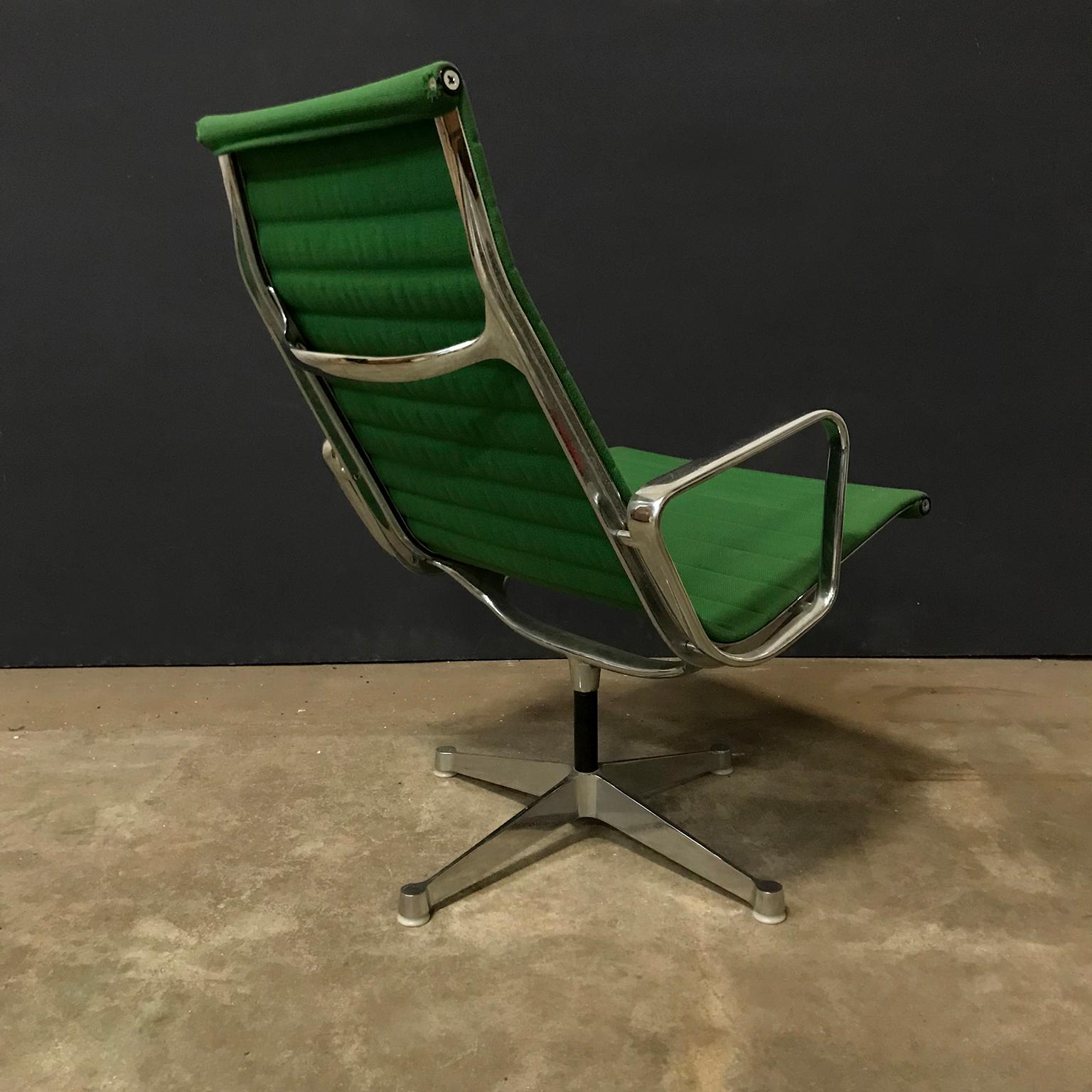 green eames chair