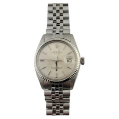 1958 Rolex Datejust 1601 Men's Watch Stainless Silver Dial 1601