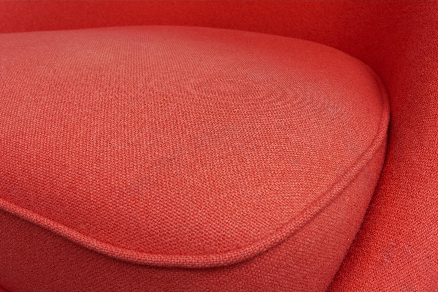 Mid-20th Century 1958 Theo Ruth Red Club Chair no. 115 for Artifort, the Netherlands