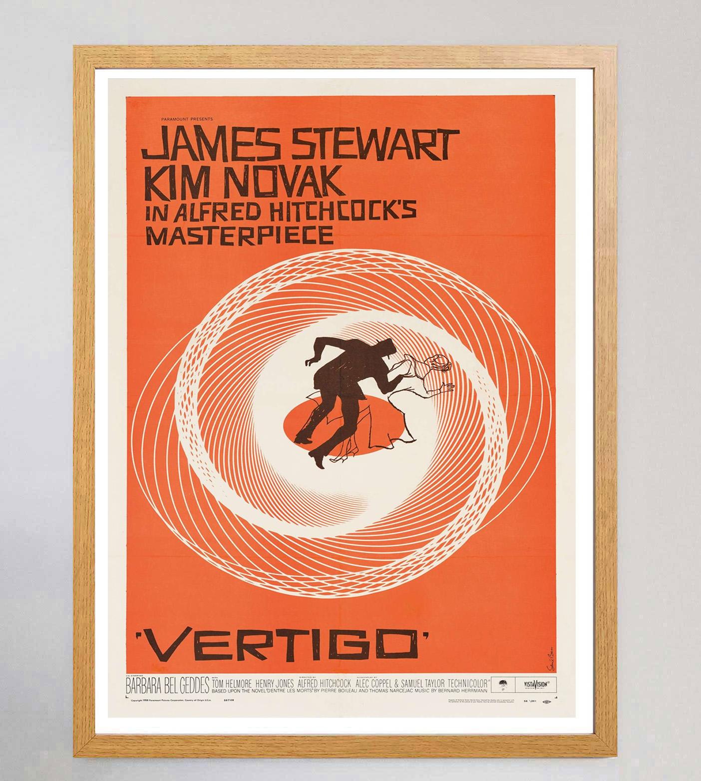 Original-Vintage-Poster, Vertigo, 1958 (amerikanisch) im Angebot