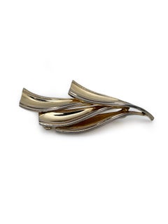 1958 Vintage Grosse Gold Tone Minimalistic Design Pin Brooch