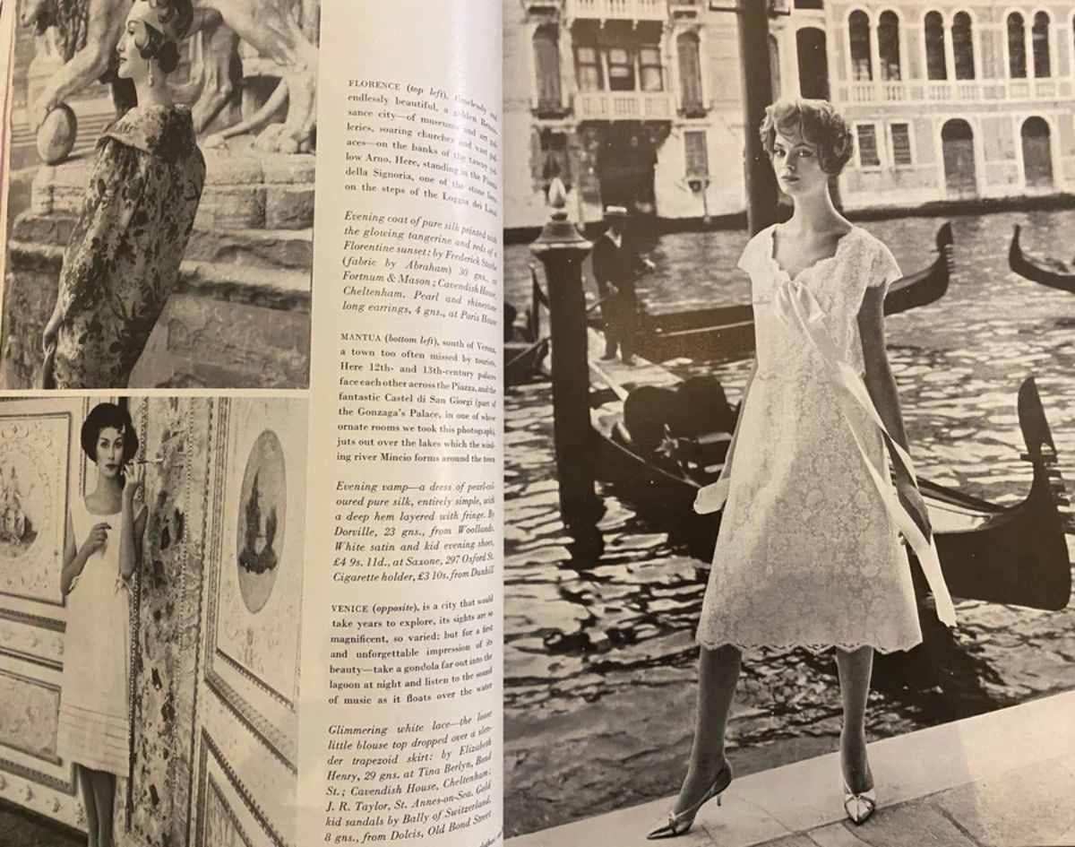 1958 Vogue – Titelbild von Norman Parkinson im Zustand „Gut“ im Angebot in London, GB